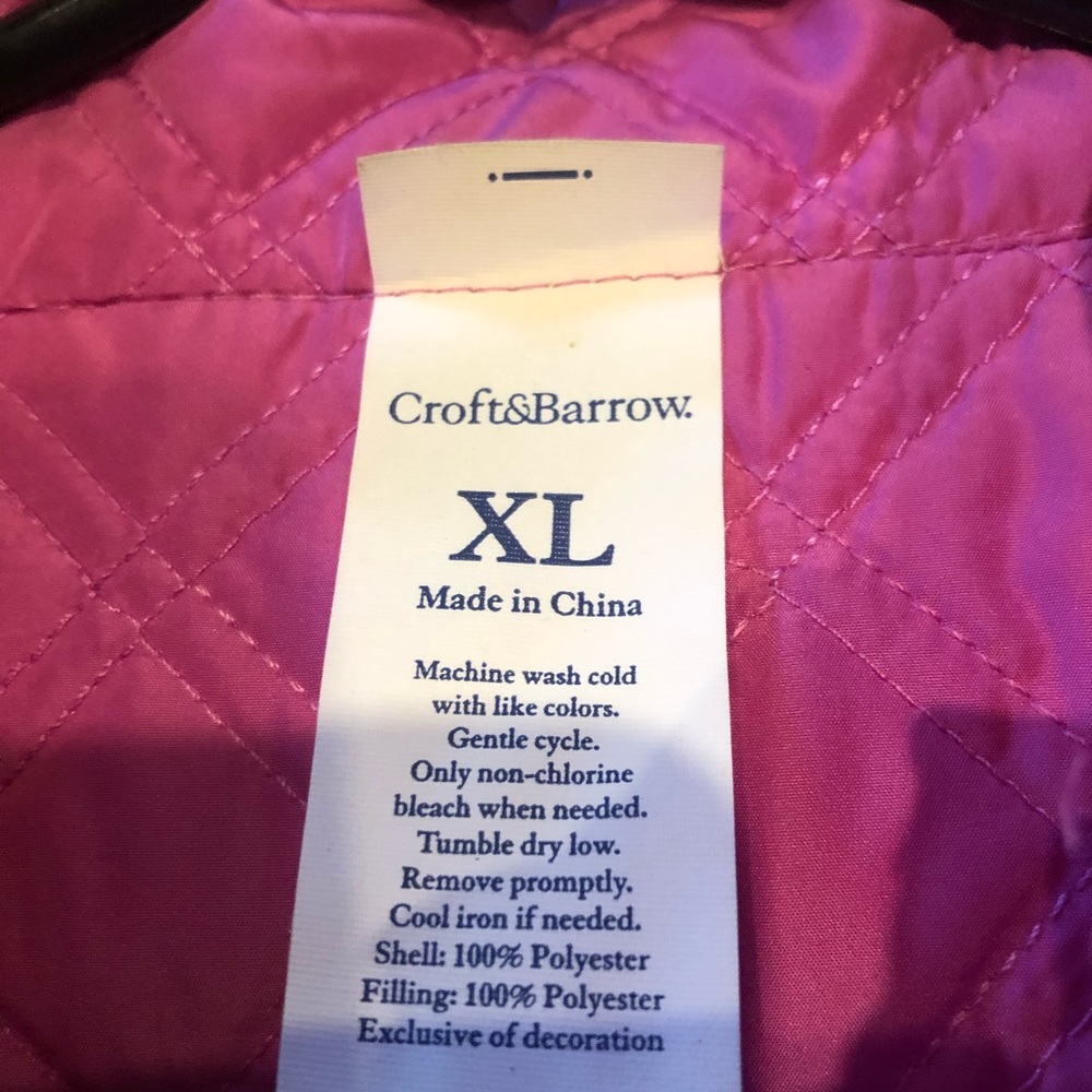 Croft & Barrow Quilted Vest
